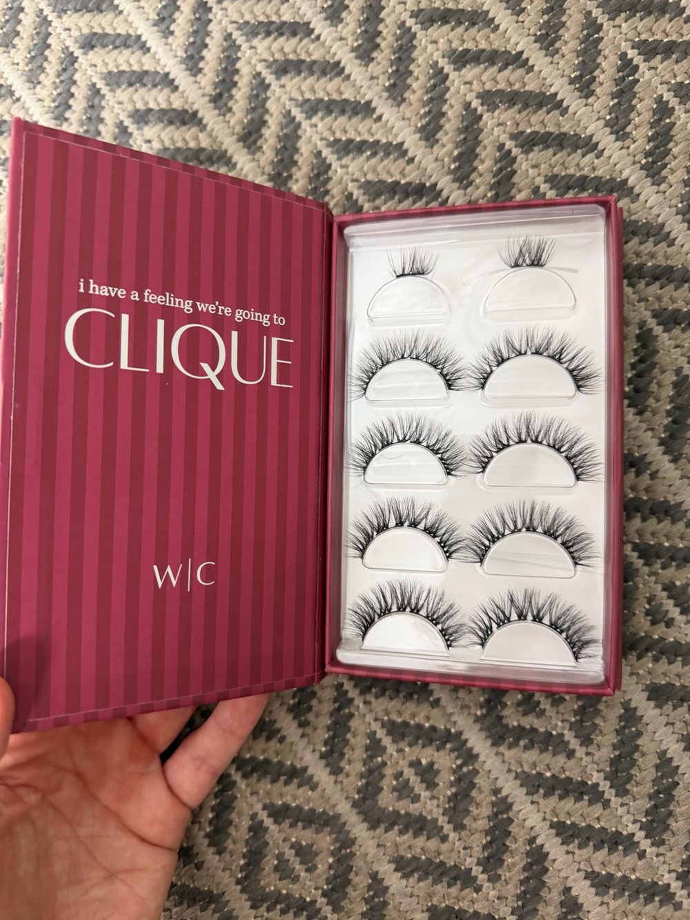 Clique Lashes (WinkClique) Everly DIY Segment Lash Book - 4 New/Unused Pairs